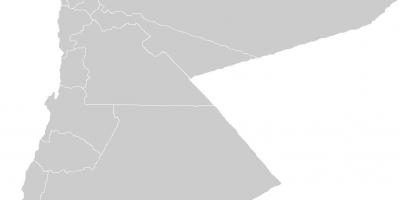 空白的地图，约旦